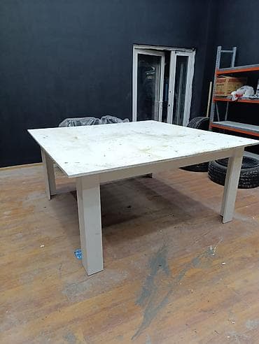 masa ayaqlari: Açılmayan, MDF, Kvadrat masa — 1