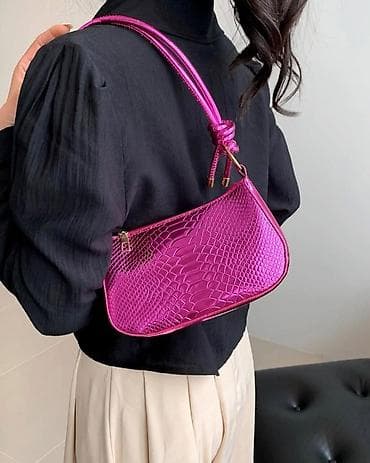 Ətəklər: Qadın üçün mini çiyin çantaları – müxtəlif modellər və rənglər. - — 4