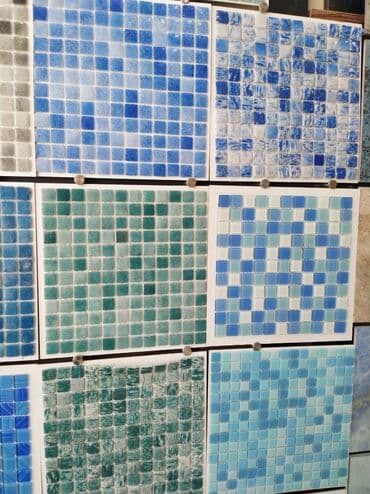 деревянная мозаика: Mozaik kafel kolleksiyası - Material: şüşə/keramika mozaik kafellər - — 1
