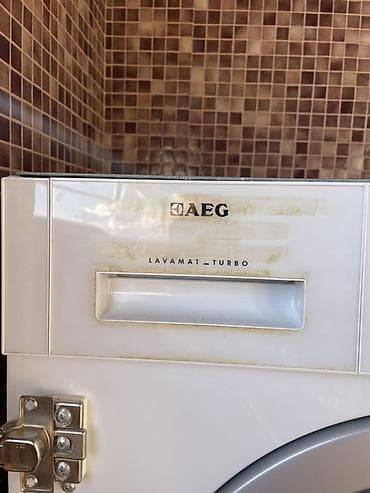 Aristonlar: Paltaryuyan maşın AEG, 7 kq, Avtomat, Qurutmasız, Ünvandan götürmə — 3
