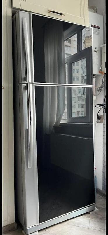 qapi zvanoku: TAWIBA ki qapılı soyuducu, üst kamera dondurucu - Rəng: inox — 1