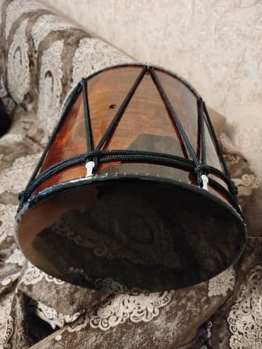 nerd taxta sekilleri: Balaban (nağara) tipli ikitərəfli davul - Korpus: cilalanmış ağac — 7