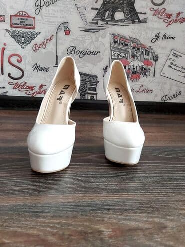 белые туфли новые: Туфли, Размер: 36, цвет - Белый, Новый — 4