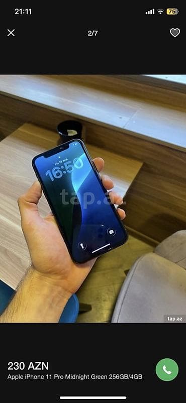 88 00 nokia: IPhone 11 Pro, 256 GB, Matte Midnight Green, Face ID — 2
