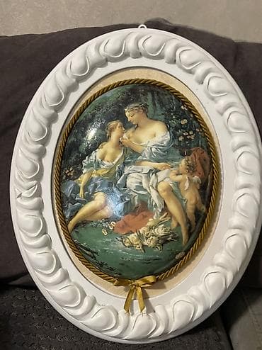 xina dekoru: Картина Франсуа Буще рама была в золотом цвете её окрасили в белый — 3