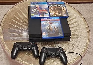 Elektronika: Sony PlayStation 4 (PS4) oyun konsolu komplekti Komplekt: - PS4 (qara — 2