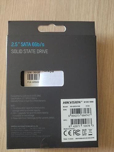 kompyuter keysi: SSD disk Hikvision, 512 GB, 2.5", Yeni — 2