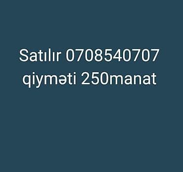 Tikinti və təmir: Məhsul satılır. Qiymət: 250 manat. Qeyd: Şəkildə yalnız satış olduğu — 1