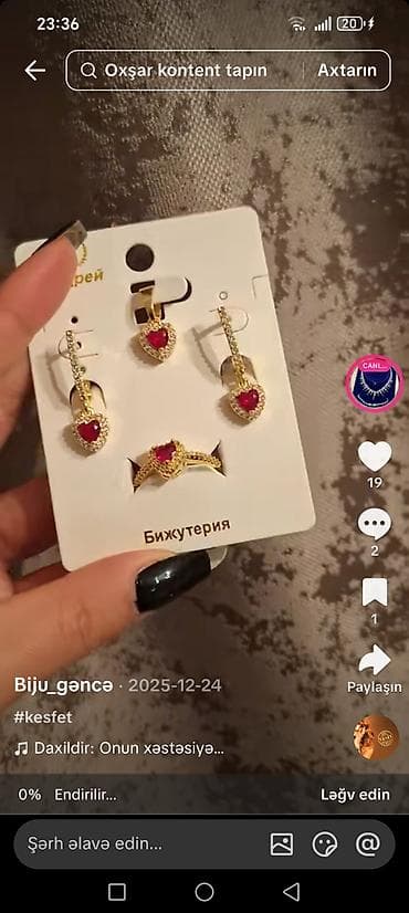 Şəxsi əşyalar: Zərgərlik dəstləri və aksesuarlar - Qızılı rəngli, çoxqatlı zəncir — 2