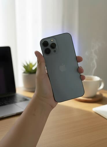 ayfon 13 pro maxs: IPhone 13 Pro Max, 128 GB, Blue Titanium, Simsiz şarj, Face ID — 1