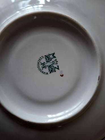 cay servis: Çay dəsti, rəng - Ağ, Farfor, 6 nəfərlik, Çexiya — 3