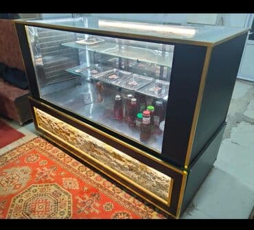 soyuducu maşın: Soyuduculu vitrin / Şirniyyat–içki nümayiş stendi - Ölçü: təxmini — 1