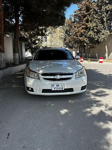 aftamabilər: Chevrolet Epica sedan – ağ rəng, 1.8/2.0 benzinli xəttin klassik — 3