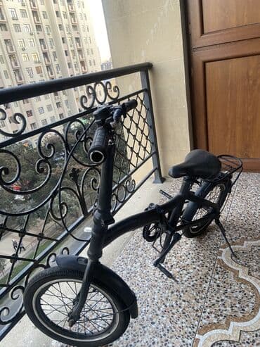 volsebed: Qatlanan şəhər velosipedi - Rəng: qara, kompakt dizayn - Qatlanan — 2