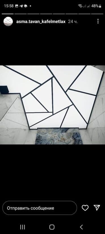 tavan modelleri: Asma tavan, Şüşə, Suyadavamlı, Pulsuz çatdırılma, Ödənişli quraşdırma, Zəmanətli — 3