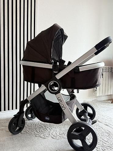 Модульные коляски: Chicco Urban uşaq arabası - 2-in-1 sistem: beşik tipli carrycot — 1