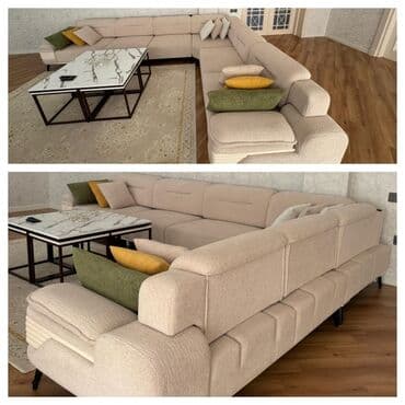 işdəmiş divan: Künc divan, İşlənmiş, Açılan — 1