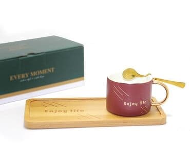 gence qab qacaq: Qəhvə dəsti, Keramika, 1 nəfərlik — 5