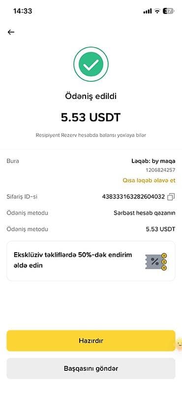 klon sifarisi: Baxın Any Unboxingdən etdiyim çıxarışlarımın bir qismi. Xidmət: USDT — 3