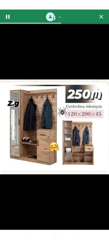 2 tonluq su cəni qiyməti: Yeni, Dəhliz dolabı — 1