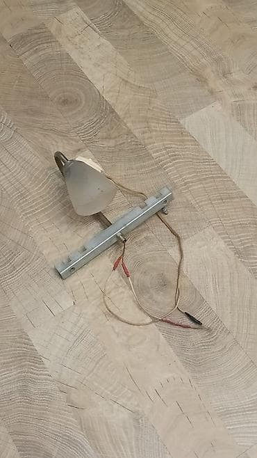 rels işıq: Divar lampası – təkspot - Material: mat şüşə plafon, metal korpus və — 2