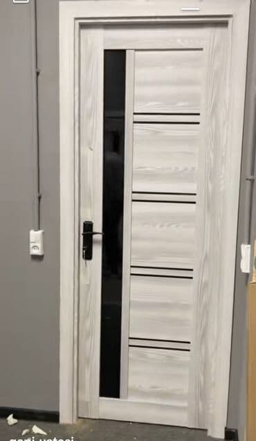 Otaq qapıları: Qonaq otağı üçün Yeni Otaq qapısı 90x205 sm Naliçnik ilə, Zəmanətli, Ödənişli quraşdırma, Pulsuz çatdırılma — 1