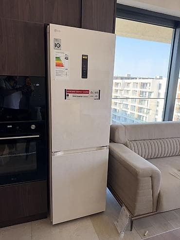 balaca plazma: LG iki qapılı soyuducu (aşağıda dondurucu) Yeni LG Smart Inverter — 7