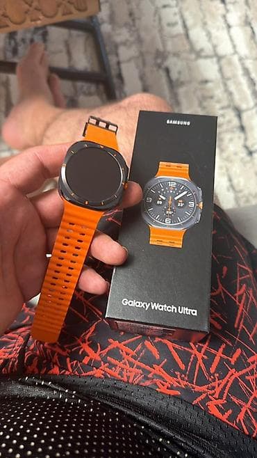 smart saat mi: Smart saat, Samsung, Sensor ekran, rəng - Narıncı — 4