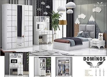 gənc: Oğlan və qız üçün, Yeni, Təknəfərlik çarpayı, Yazı masası, Dolab, Tumba — 1