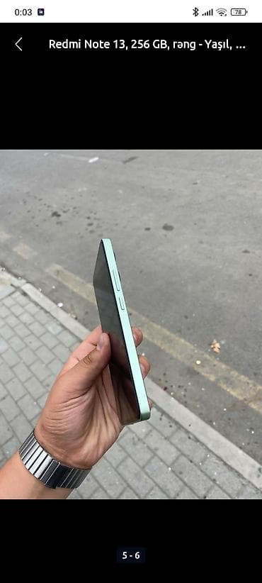Redmi Note 13, 256 GB, rəng - Yaşıl, Düyməli, Sensor, Barmaq izi lalafo.az -da Redmi Note 13, 256 GB, rəng - Yaşıl, Düyməli, Sensor, Barmaq izi