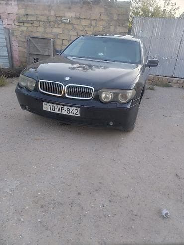 opel vectra a: BMW 7 Series (E65) sedan – qara rəngli, tam ölçülü premium sedan — 4