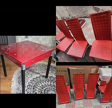 İşlənmiş, 6 stul