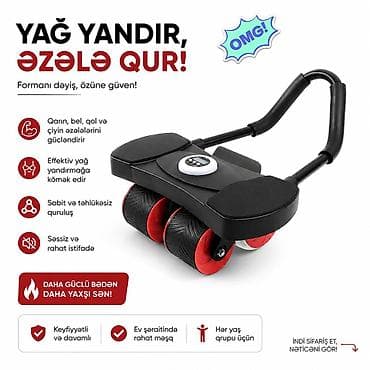 ✅️İdman aləti rolik ✅İdman aləti ✅İdman aleti ✅İdman təkəri ✅İdman