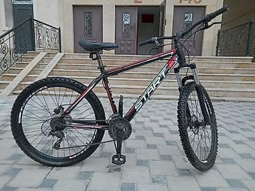 Спортивные велосипеды: START dağ velosipedi - Çərçivə: yüngül alaşımlı, qara-qırmızı dizayn — 3