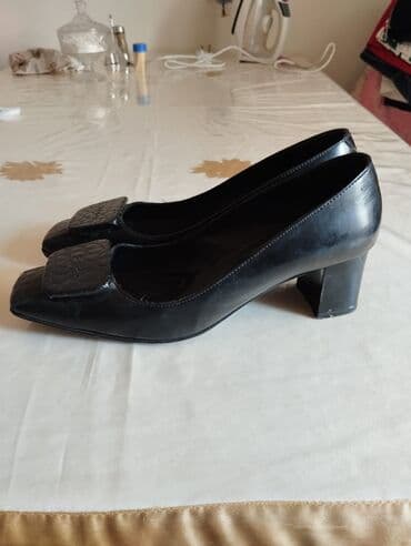 qadin pencekleri: Tuflilər, Ölçü: 38, rəng - Qara, İşlənmiş — 2