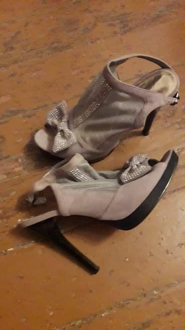 домашние тапочки новый: Ölçü: 37, rəng - Boz, İşlənmiş — 2