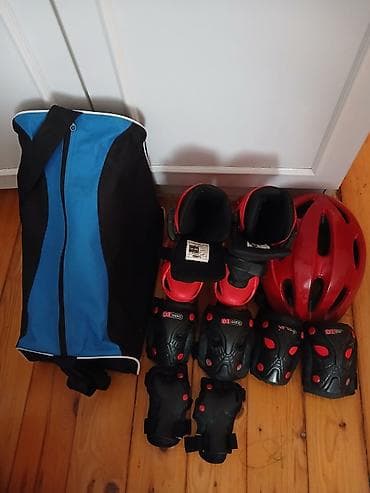 Uşaq üçün tam rollerset – iki müxtəlif dəst 1) Qırmızı-qara dəst — 3