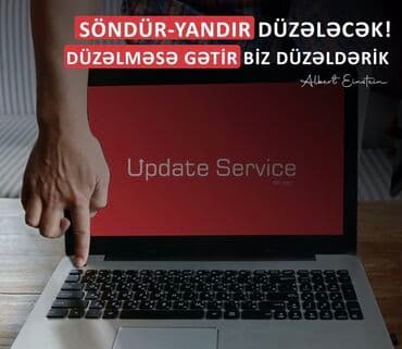 Noutbukların təmiri və yenilənməsi xidməti. Noutbukunuzun proqram