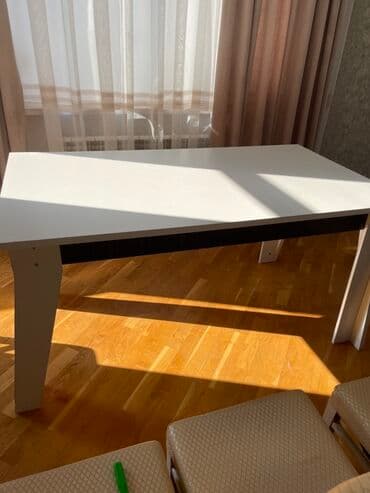 Qonaq masası, Açılmayan, Laminat, Dördbucaq masa