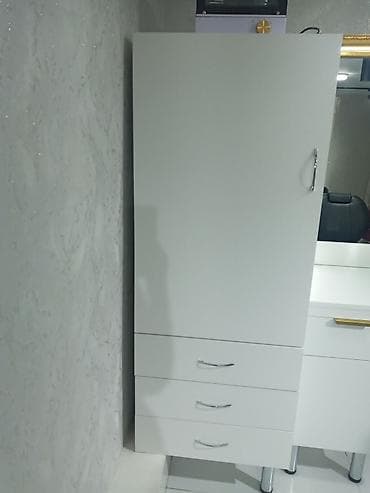 ucuz paltar dolabı: 1 qapı, Siyirməli, Ağ, Digər material, Açılan, Düz dolab — 2