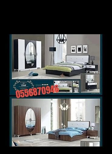 qedim mebel: İkinəfərlik çarpayı, Rusiya, Yeni — 9