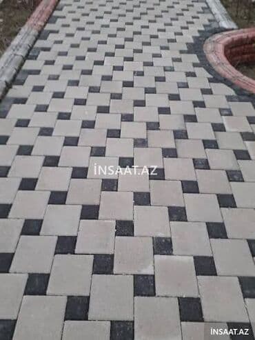 Plitə işləri: Tamet (metlax) döşəmə xidmətləri - Həyətyanı sahələr, qaraj — 2