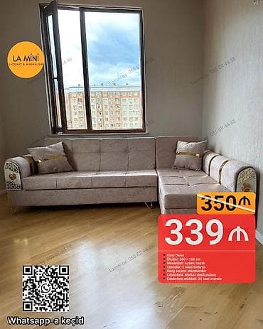 Künc divan, Açılan, Bazalı, Parça, Şəhərdaxili pulsuz çatdırılma