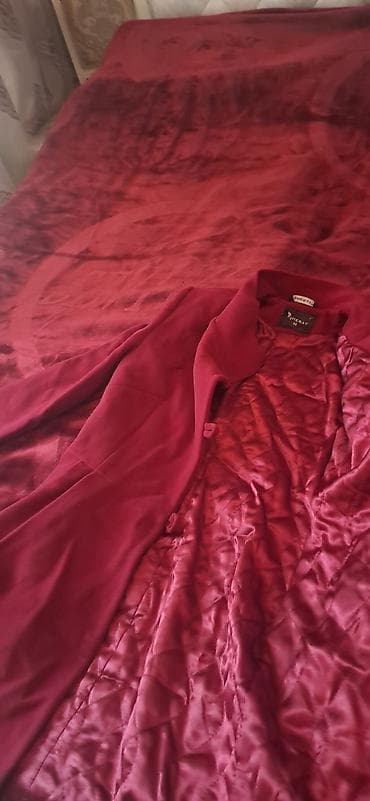 paltolar 2024: Palto, rəng - Qırmızı — 4