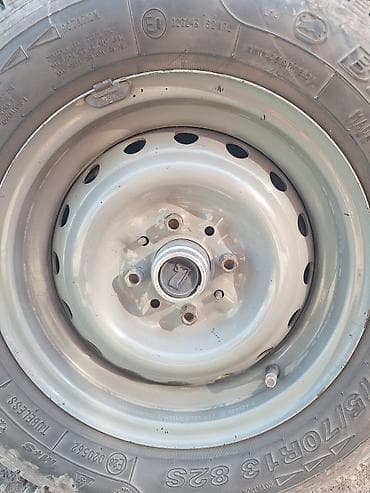 Polad disk və təkər komplekti - Disk: polad, çox deşikli