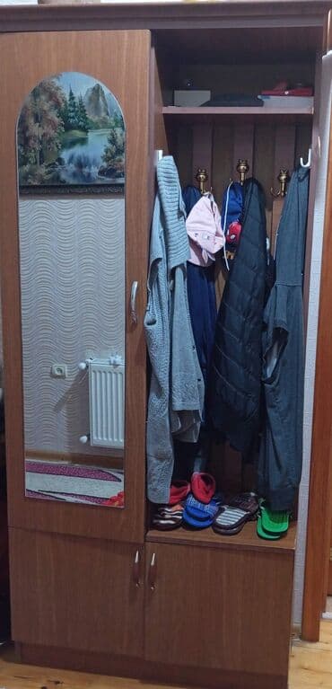 koridor şkafı: Açılan, 2 qapılı Düz dolab, Dəhliz dolabı — 1