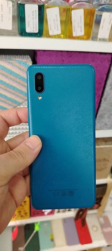 iphone xr satilir: Samsung Galaxy A02, 32 GB, rəng - Mavi, İki sim kartlı — 4