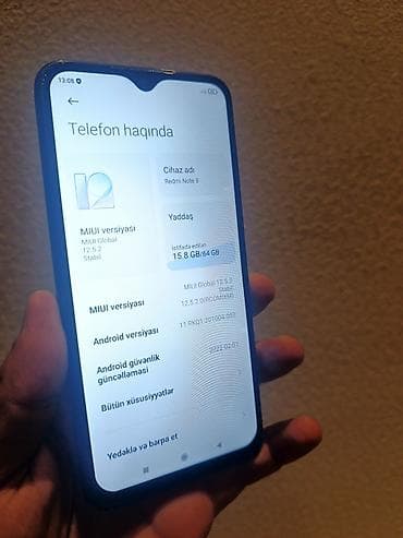 telvonlar: Redmi Note 8, 64 GB, rəng - Qara, Barmaq izi — 5