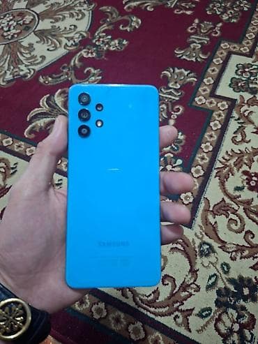 iphone 11 batarya: Samsung Galaxy A32, 128 GB, rəng - Göy, Barmaq izi — 1