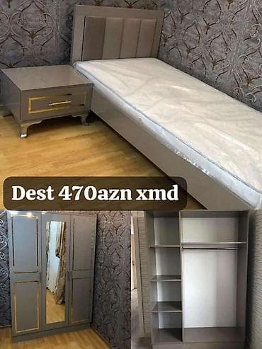 rezin yataq: Yataq otağı dəsti – “Dest 470azn xmd” yazılı model Tərkib: - Tək — 1